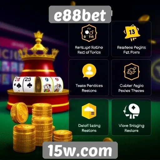 Explorando as funcionalidades do cassino virtual e88bet